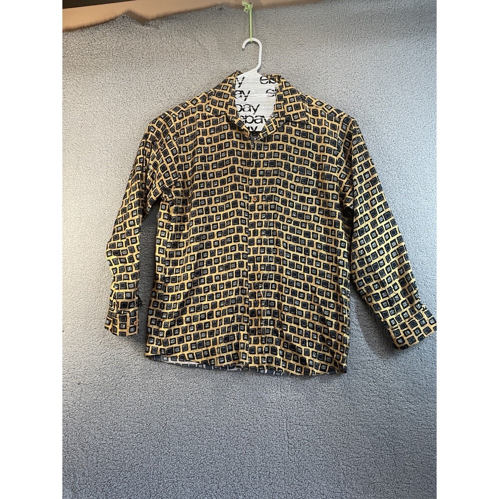 Pontelli uomo xl dressshirt 16-16‎ 1/2 Men's Geometric